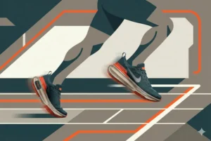 러닝머신 야외러닝 - 러닝머신과 야외에서 달리는 사람들을 비교하는 모습